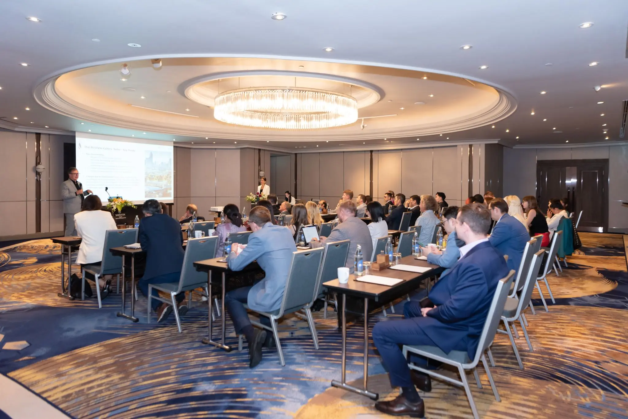 Seminar room filled with Thai and Russian business leaders in Bangkok