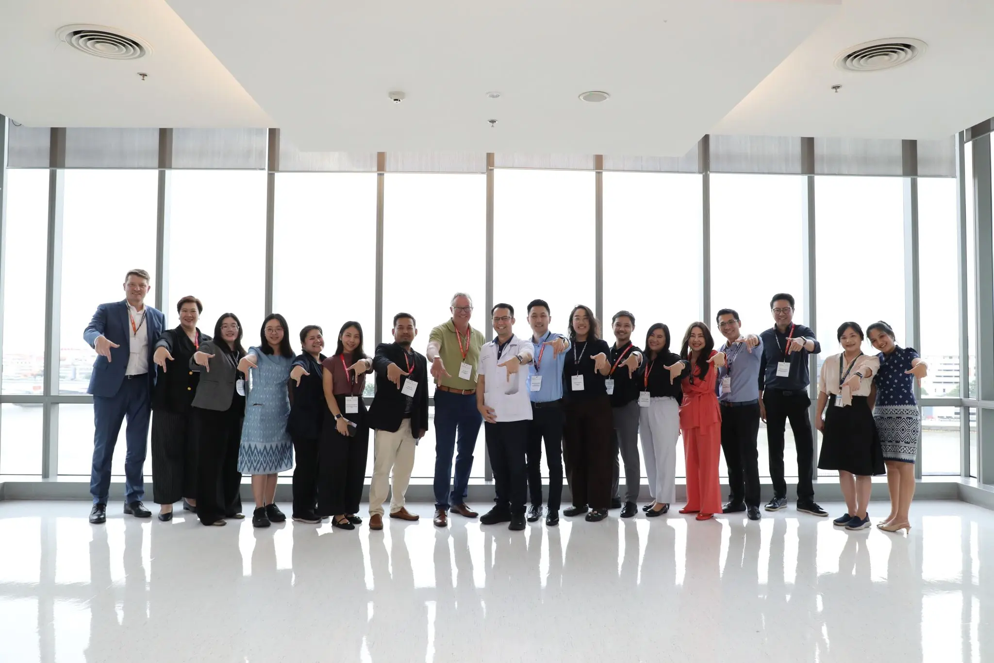 Thailand Health Excellence delegates during a healthcare provider visit in Bangkok