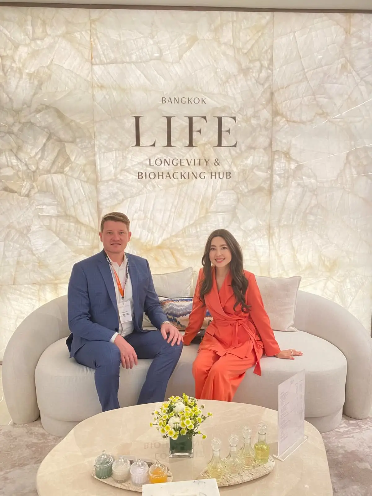 ImagineHealth CEO Henning Kalwa during the visit to Life Clinic Bangkok