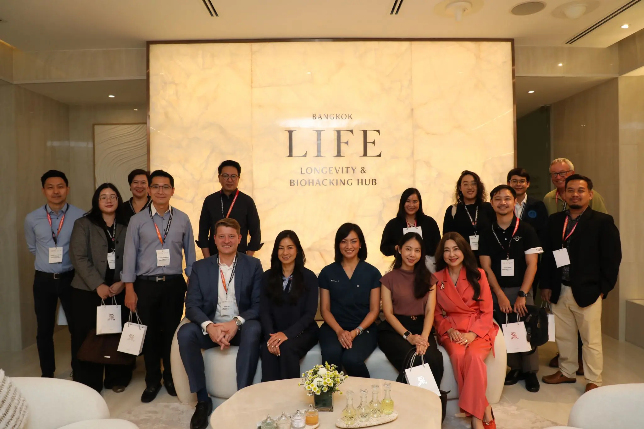 Thailand Health Excellence delegates and healthcare professionals at Life Clinic in Bangkok